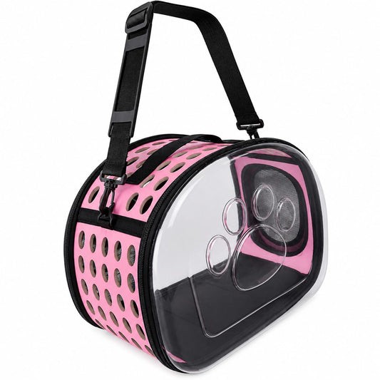 Pet carrier transparent bag
