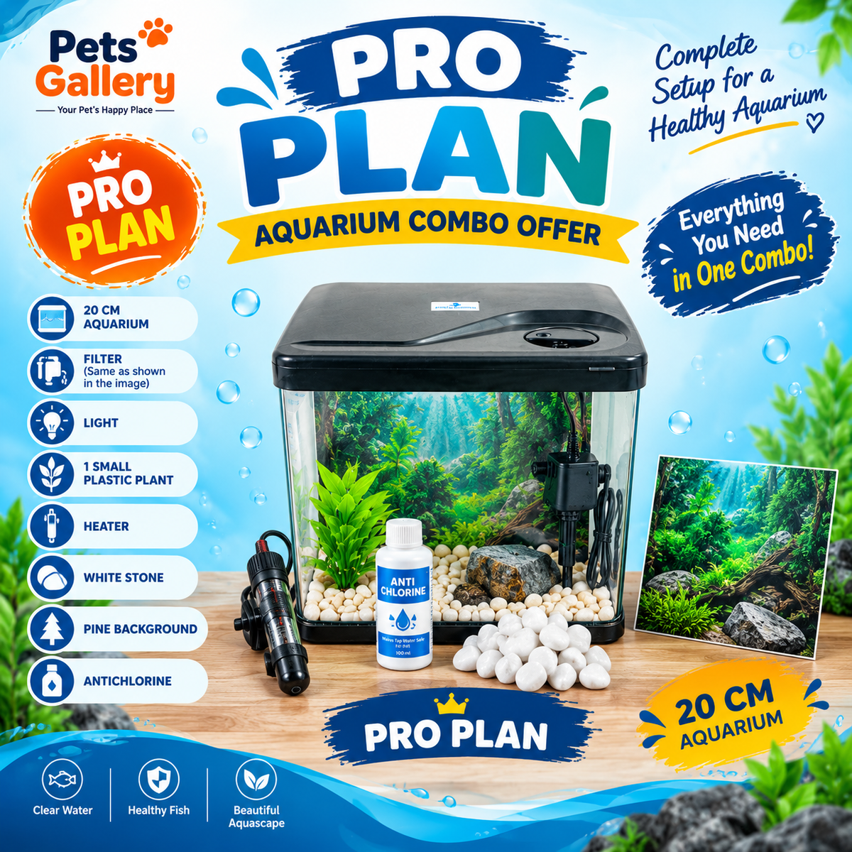 black aquarium pro plan