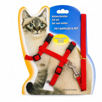 CAT HARNESS WITH LEASH